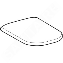 Geberit Smyle - Abattant WC, softclose, blanc 500.236.01.1
