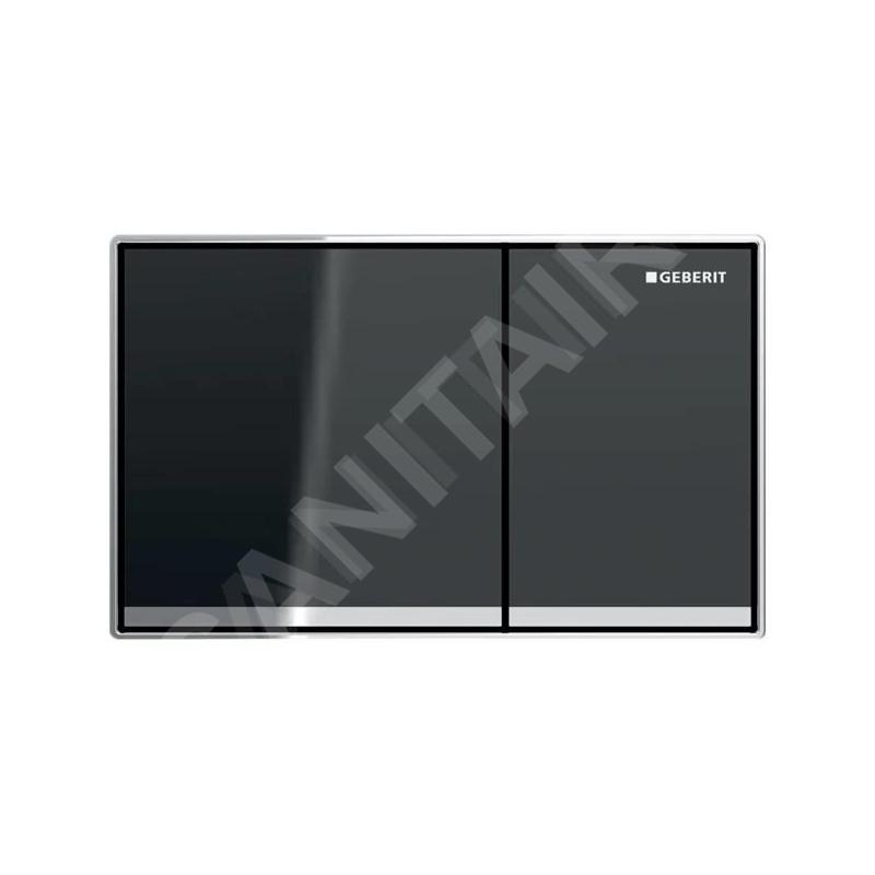 Geberit Omega60 - Plaque de déclenchement, chrome / lave 115.081.JK.1
