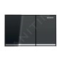 Geberit Omega60 - Plaque de déclenchement, chrome / lave 115.081.JK.1