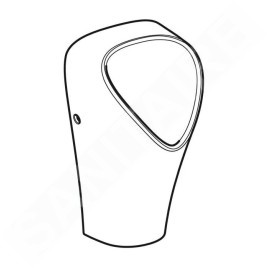 Geberit Urinoirs - Urinoir Narva, anhydre, KeraTect, blanc 501.657.00.8