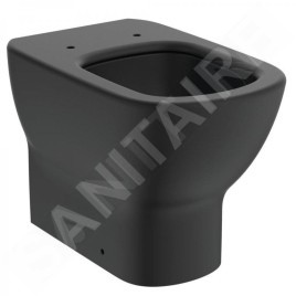 Ideal Standard Tesi - WC à poser, évacuation basse, AquaBlade, noir T0077V3
