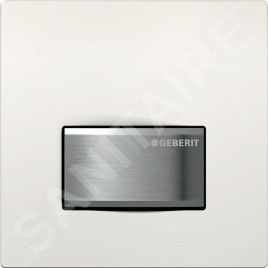 Geberit Sigma50 - Commande du rinçage de l'urinoir, chrome/blanc alpin 116.016.11.5