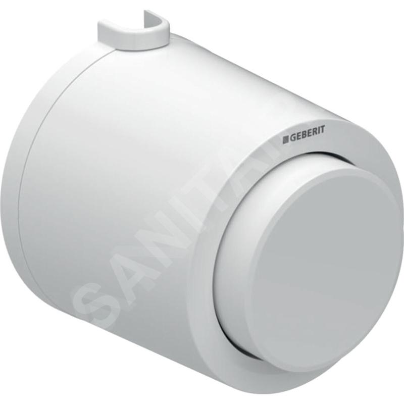 Geberit Systèmes de chasse d’eau - Déclenchement à distance type 01, pneumatique, pour rinçage simple touche, blanc alpin
