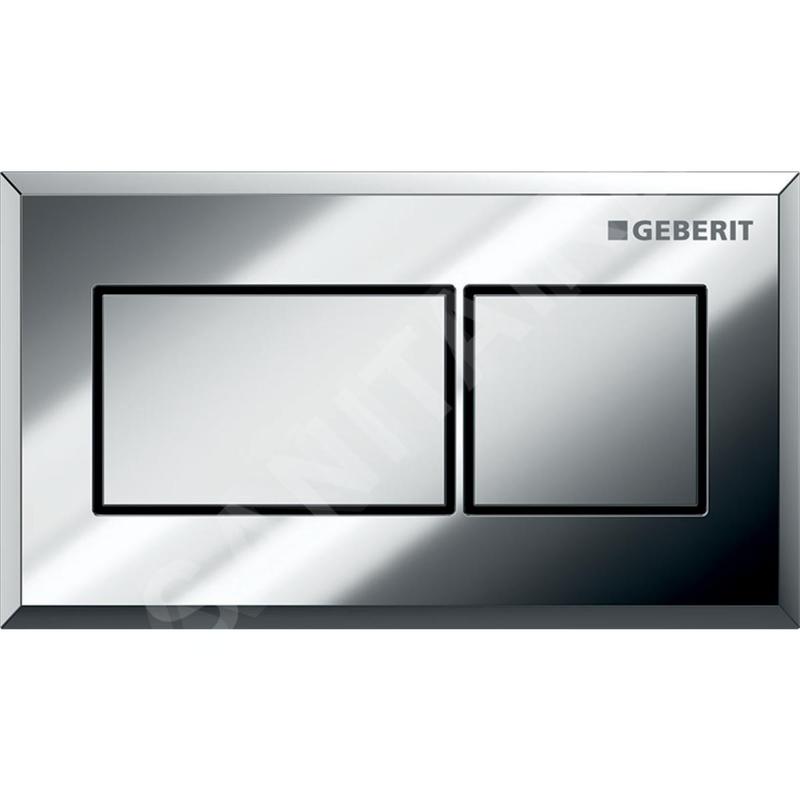 Geberit Systèmes de chasse d’eau - Déclenchement à distance pneumatique, pour réservoir Sigma 8 cm encastré, chrome brillant /