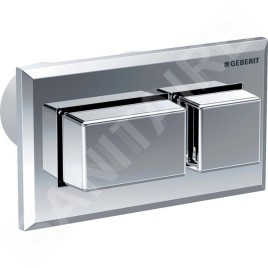 Geberit Systèmes de chasse d’eau - Décelenchement à distance pneumatique, pour réservoir Sigma 8 cm encastré, soulevé