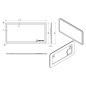 Sapho Nyx - Miroir avec éclairage LED, 1000x500 mm NY100 Sapho Nyx - Miroir avec éclairage LED, 1000x500 mm NY100