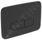 Ideal Standard Oleas - Plaque de déclenchement de la chasse d’eau Oleas M3, noir R0123A6