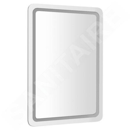 Sapho Nyx - Miroir avec éclairage LED, 500x700 mm, aluminium NY050