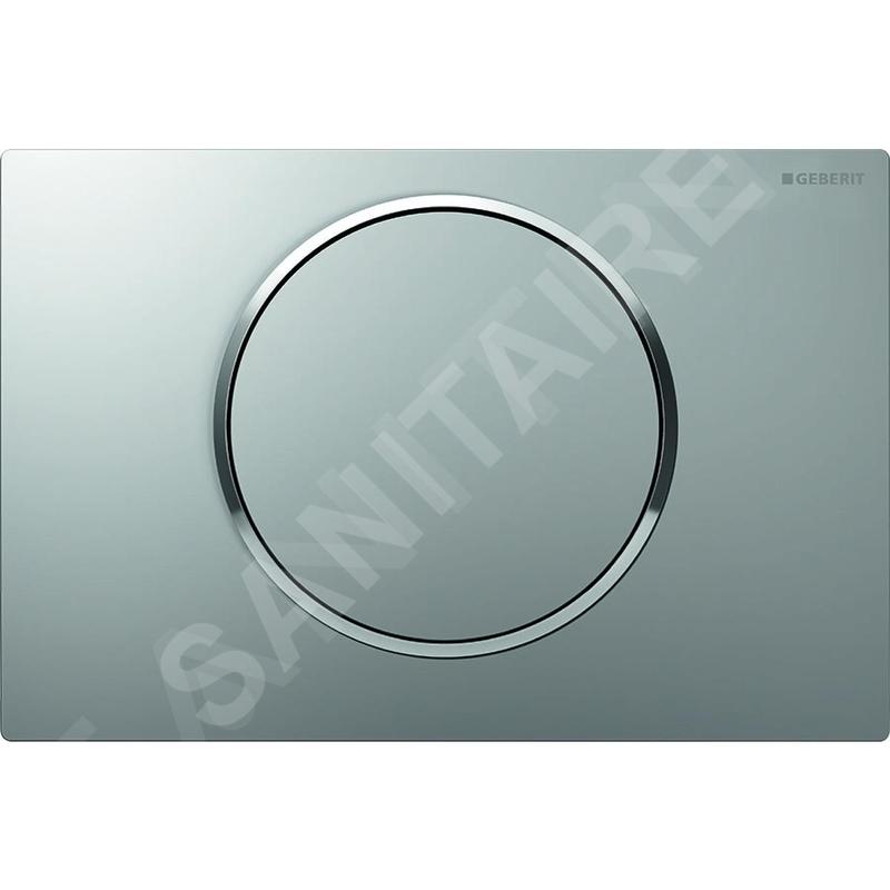 Geberit Sigma10 - Plaque de déclenchement, chromé mat/chromé brillant 115.758.JQ.5