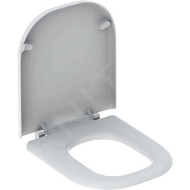 Geberit Selnova Comfort - Abattant de WC Square pour personne à mobilité réduite, duroplast, blanc 500.793.01.1