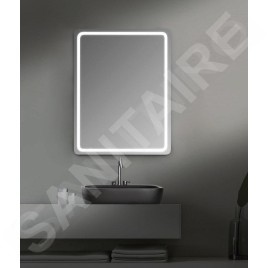 Sapho Nyx - Miroir avec éclairage LED, 600x800 mm NY060