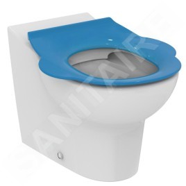Ideal Standard Contour 21 - WC enfant à poser, évacuation arrière, Rimless, blanc S312301