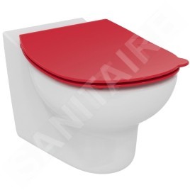 Ideal Standard Contour 21 - Abattant de WC enfant, rouge S4536GQ