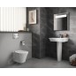 Ideal Standard ProSys - Ensemble pour WC suspendu, cuvette et abattant Connect Air, Plaque de déclenchement Oleas M1, Ideal Standard ProSys - Ensemble pour WC suspendu, cuvette et abattant Connect Air, Plaque de déclenchement Oleas M1,