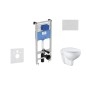 Ideal Standard ProSys - Ensemble pour WC suspendu, cuvette et abattant Bau Ceramic, Plaque de déclenchement Oleas M2, Rimless, Ideal Standard ProSys - Ensemble pour WC suspendu, cuvette et abattant Bau Ceramic, Plaque de déclenchement Oleas M2, Rimless,