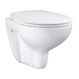 Ideal Standard ProSys - Ensemble pour WC suspendu, cuvette et abattant Bau Ceramic, Plaque de déclenchement Oleas M1, Rimless,