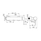 Hansa Vantis Style - Mitigeur de douche, noir mat 5445010733