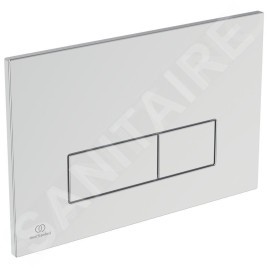 Ideal Standard ProSys - Ensemble pour WC suspendu, cuvette et abattant Eurovit, Plaque de déclenchement Oleas M2, Rimless,