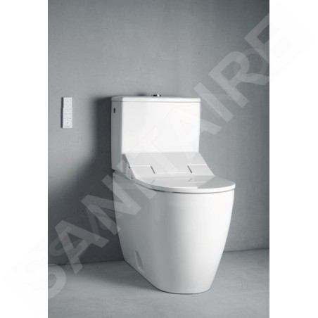 Duravit ME by Starck - Réservoir 390x180 mm, avec mécanisme double touche, pour alimentation latérale, avec WonderGliss, blanc
