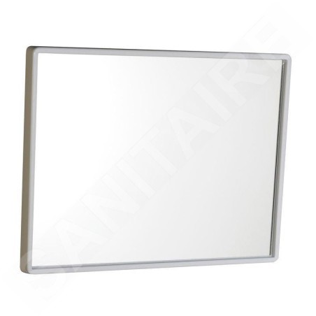 Aqualine Accessoires - Miroir 400x300 mm, cadre en plastique blanc 22436