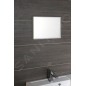 Aqualine Accessoires - Miroir 400x300 mm, cadre en plastique blanc 22436 Aqualine Accessoires - Miroir 400x300 mm, cadre en plastique blanc 22436