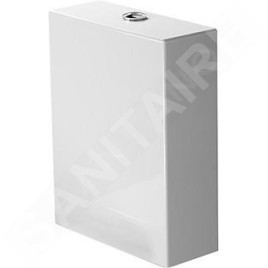Duravit Starck 2 - Réservoir de chasse d’eau, 370 x 145 mm, avec WonderGliss, blanc 09330000051