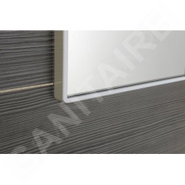 Aqualine Accessoires - Miroir 400x300 mm, cadre en plastique blanc 22436