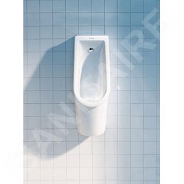 Duravit Starck 3 - Urinoir, évacuation horizontale, Rimless, avec WonderGliss, blanc alpin 08272500001