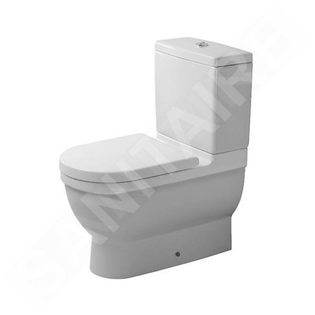 Duravit Starck 3 - WC à poser, évacuation Vario, avec HygieneGlaze, blanc alpin 0128092000