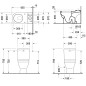 Duravit Starck 3 - Cuvette de WC à poser à installer avec un réservoir, avec WonderGliss, blanc 01260100001 Duravit Starck 3 - Cuvette de WC à poser à installer avec un réservoir, avec WonderGliss, blanc 01260100001