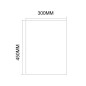 Aqualine Accessoires - Miroir 300x450 mm, coupé 22490 Aqualine Accessoires - Miroir 300x450 mm, coupé 22490