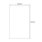 Aqualine Accessoires - Miroir 500x900 mm, coupé 22494 Aqualine Accessoires - Miroir 500x900 mm, coupé 22494