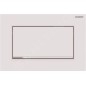Geberit Sigma30 - Plaque de déclenchement Sigma30, rinçage Start/Stop, blanc mat/chrome 115.893.JT.1