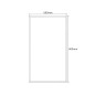 Aqualine Accessoires - Miroir 500x900 mm avec facette 22497 Aqualine Accessoires - Miroir 500x900 mm avec facette 22497
