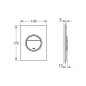 Grohe Nova Cosmopolitan S - Plaque de déclenchement, Cool Sunrise 37601GL0