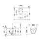 Duravit Urinals - Urinoir Fizz, blanc 0823350000