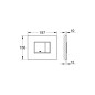 Grohe Skate Cosmo - Plaque de déclenchement, acier noble 38776SD0
