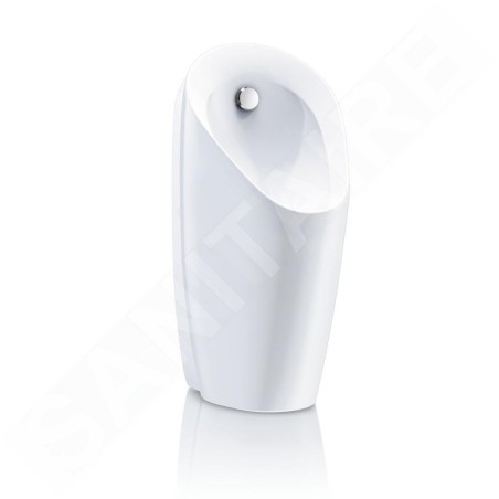 Geberit Urinoirs - Urinoir Preda, pour commande de chasse d'eau encastrée, blanc 116.070.00.1