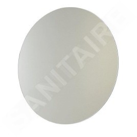 Aqualine Accessoires - Miroir, diamètre 500 mm, sans facette ni charnière 22443