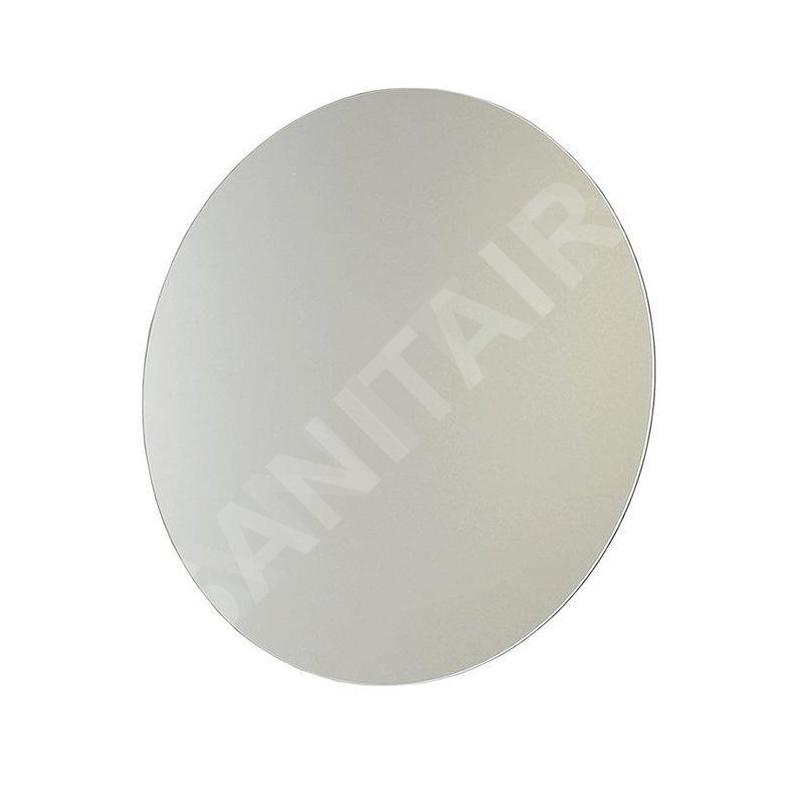 Aqualine Accessoires - Miroir, diamètre 500 mm, sans facette ni charnière 22443