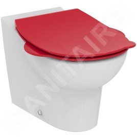 Ideal Standard Contour 21 - Abattant de toilette enfant 3-7 ans S3123, rouge S4533GQ