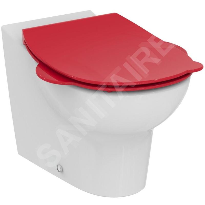 Ideal Standard Contour 21 - Abattant de toilette enfant 3-7 ans S3123, rouge S4533GQ