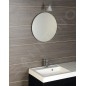 Aqualine Accessoires - Miroir, diamètre 500 mm, sans facette ni charnière 22443