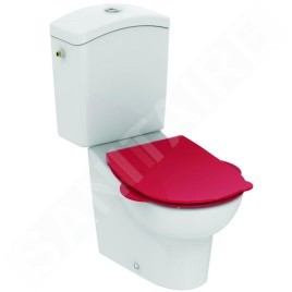 Ideal Standard Contour 21 - Abattant de toilette enfant 3-7 ans S3123, rouge S4533GQ