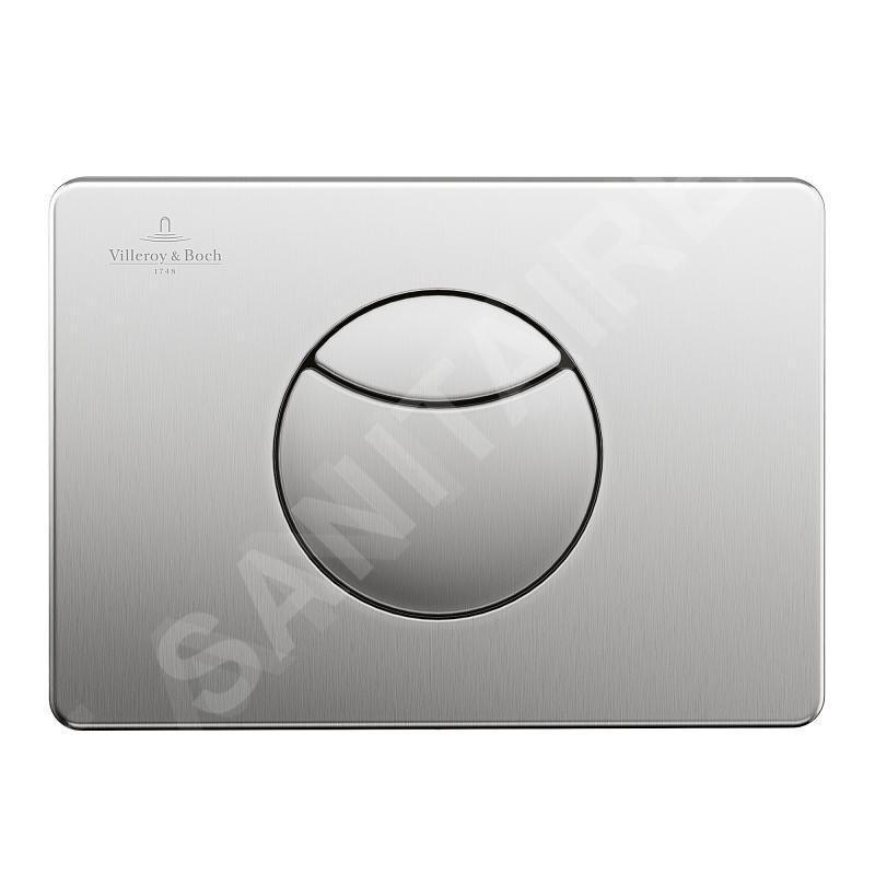 Villeroy & Boch ViConnect - Plaque de déclenchement E100, inox 922485LC Villeroy & Boch ViConnect - Plaque de déclenchement E100, inox 922485LC