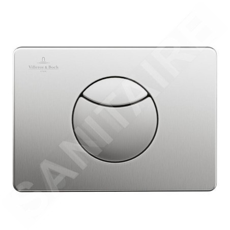 Villeroy & Boch ViConnect - Plaque de déclenchement E100, inox 922485LC