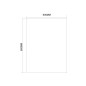 Aqualine Accessoires - Miroir 600x800 mm, coupé 22493 Aqualine Accessoires - Miroir 600x800 mm, coupé 22493