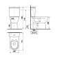 Jika Mio - combiné de WC pour personnes à mobilité réduite, évacuation Vario, Jika Perle, blanc H8247161000001 Jika Mio - combiné de WC pour personnes à mobilité réduite, évacuation Vario, Jika Perle, blanc H8247161000001