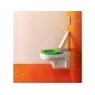 Laufen Florakids - Siège WC, SoftClose, blanc/vert H8910310720001
