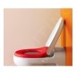 Laufen Florakids - Siège WC, blanc/rouge H8910300620001